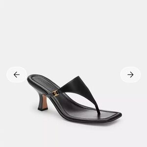 Elegant Black Women's Heeled Sandals